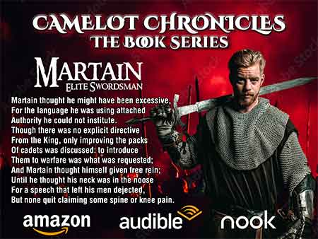 Robert Murray Arthurian poet and author of Camelot Chronicles the Book Series, is currently writing a yearly series of Epic Poetry taking place after the Death of King Arthur and the Knights of the Round Table
