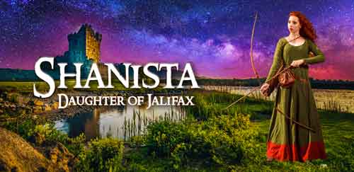 Shanista, daughter of Jalifax and love interest to Martain. This is an audacious virago whose motives are not yet clear.

A beautiful woman of the forest, revealed to Martain by a prophetic dream, Shanista is the irresistible seductress that Camelot’s strongest sword arm cannot resist. She is lively, caustically witty, and far from cooperative with her self-confident suitor. To bask in the presence of Shanista’s pulchritude may come at too steep a price for even one of Camelot’s premier personages. 